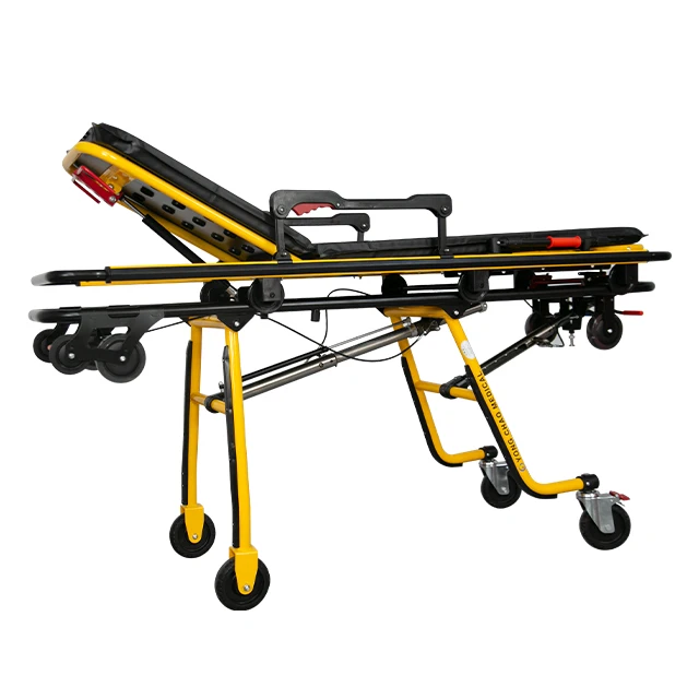 Emergency Rescue Folding Black Customized Logo Manual Stretcher Ambulance Bed Stretcher