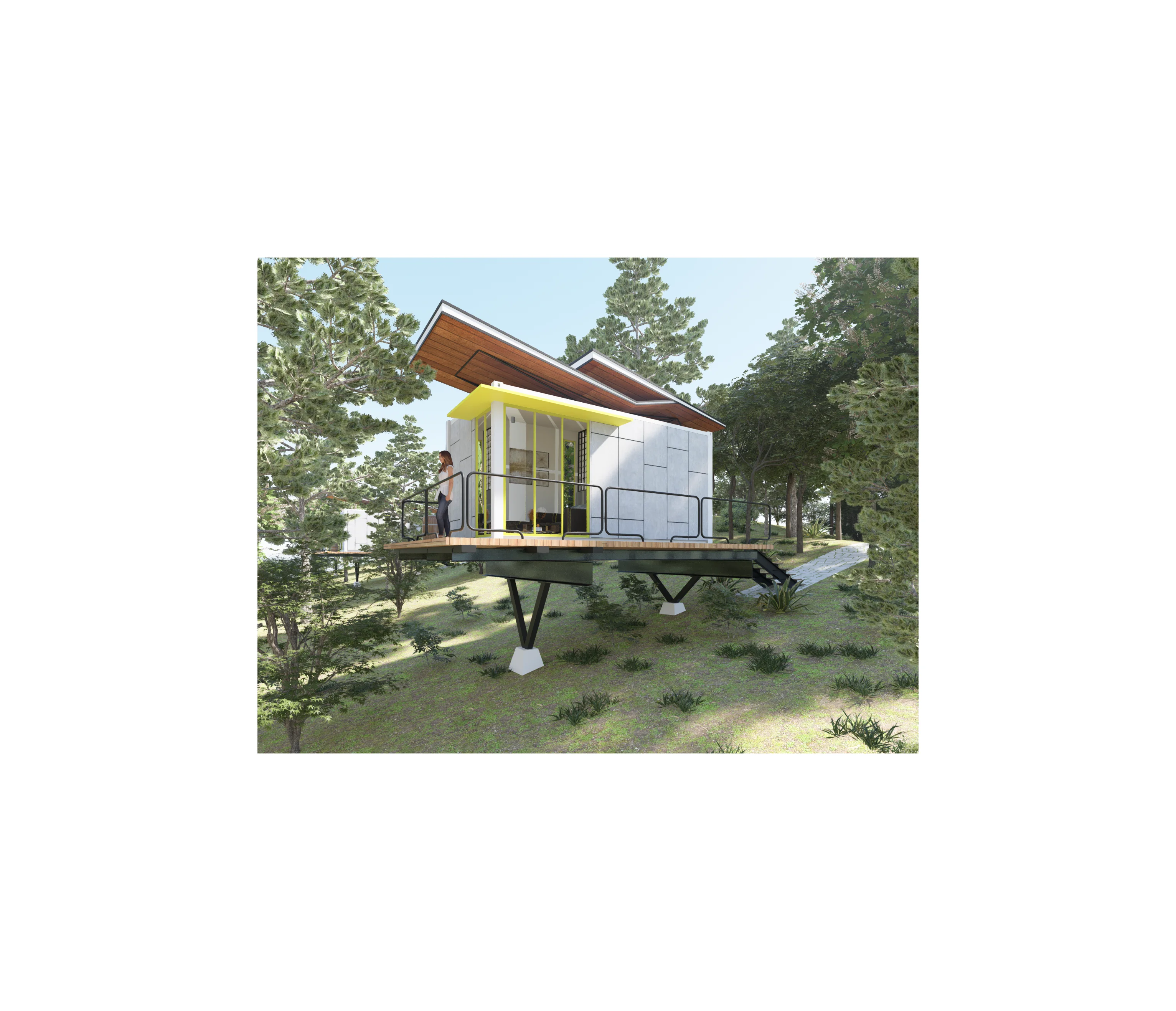 Привлекательная цена, новый тип, дешевый портативный контейнер, роскошный дом