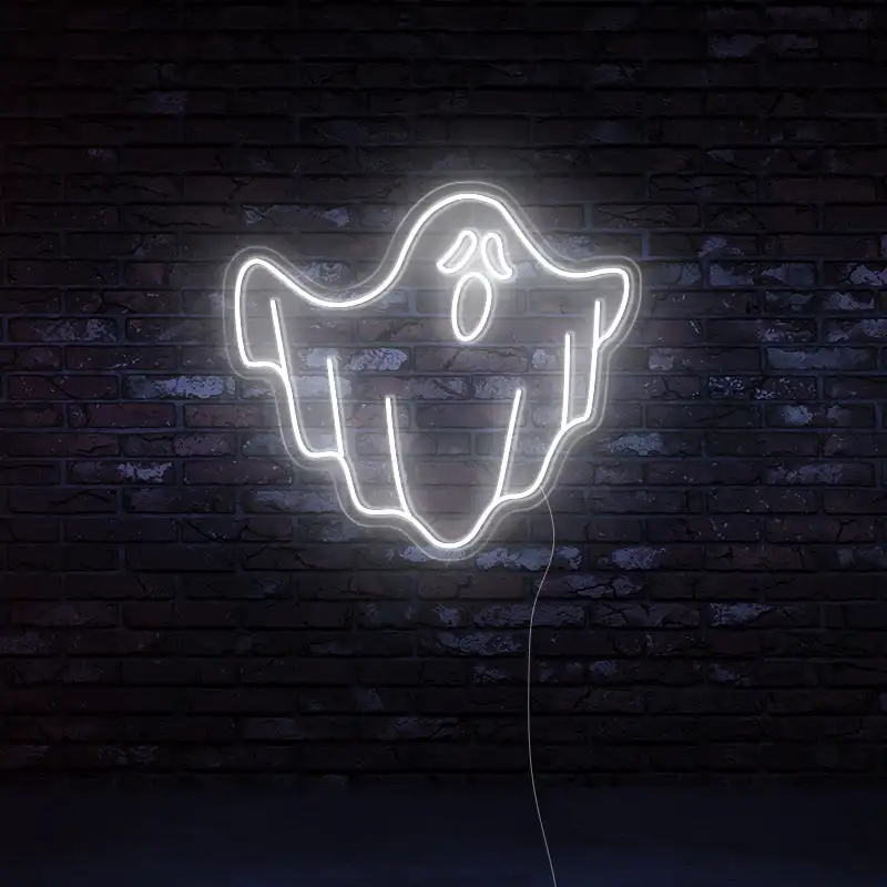 Halloween Custom Pumpkin neon light sign Wholesale lets party neon sign for halloween neon party