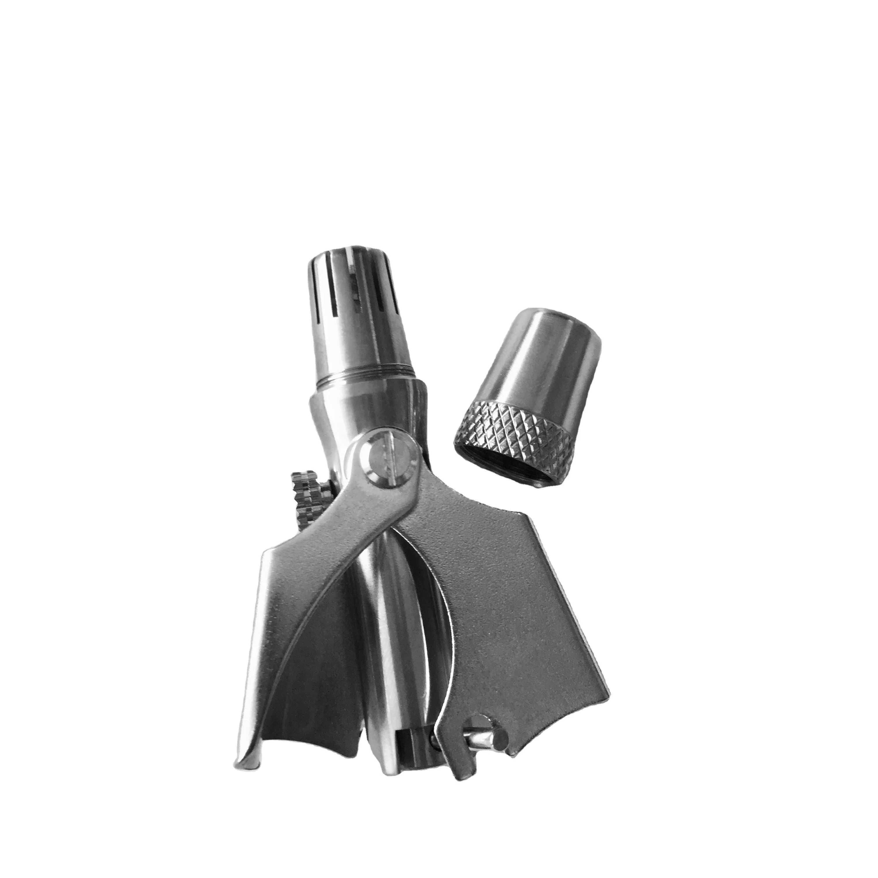 Модернизированный ручной Мужской микро-триммер для волос в носу из нержавеющей стали