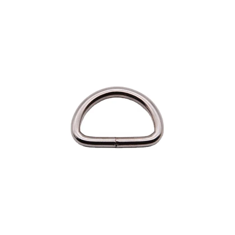 Factory direct production Metal D-Rings D Ring Loop Buckle For Bag Backpack