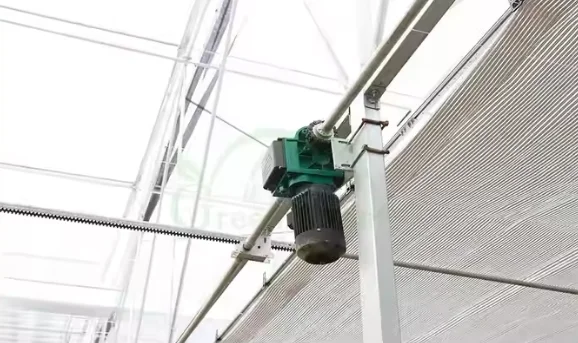 Automatic Agricultural Greenhouse Tunnel Ventilation Window Machine Galvanized Rack Pinion Gears Steel Frame Purlin Machinery