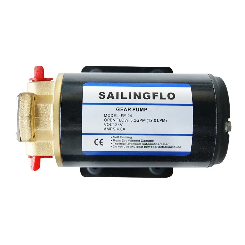 SAILINGFLO DC 24 В Электрический шестеренный насос для дизельных смазочных материалов