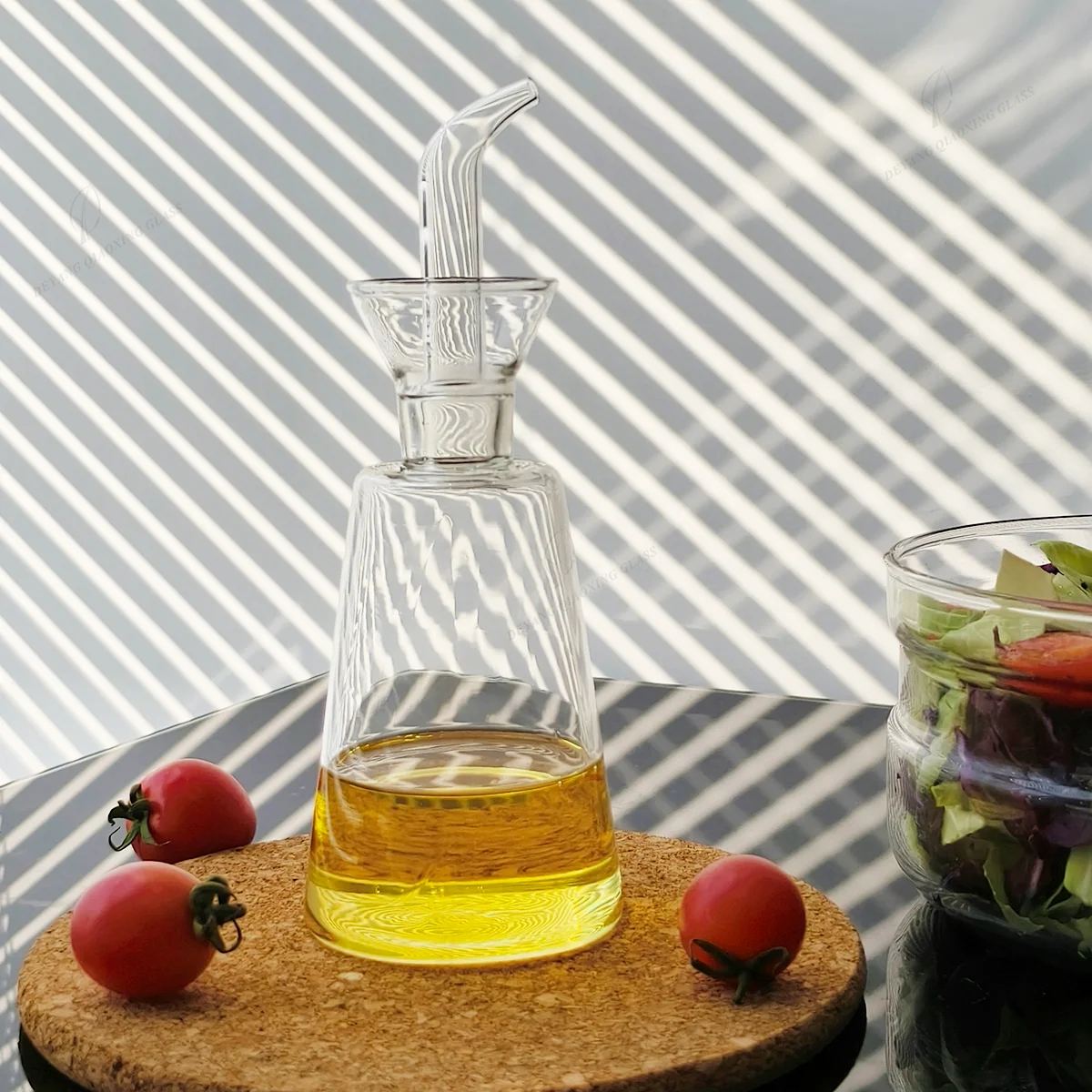 Oil Dispenser accessories borosilicate glass bottle oil and vinegar soy sauce dispenser Condiment Container kitchen