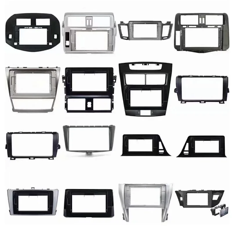 For Mitsubishi I200 Triton xpander montero grandis ASX mirage faros evo eclipse Galant colt Android car stereo radio dvd frame