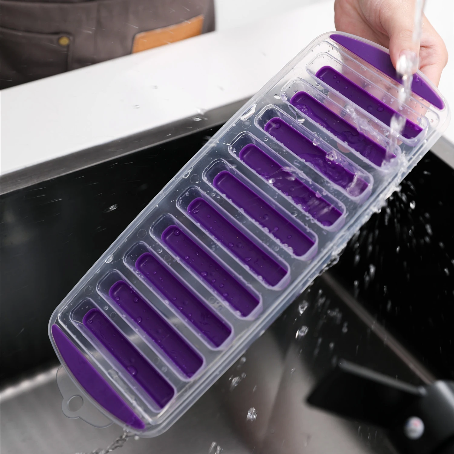Ice Cube Sticks Molds for Small Mouth Sport Water Bottles, Bottled Soda, Ice Tube Making Trays