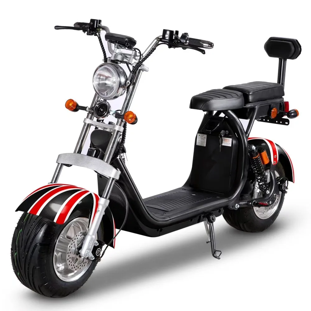 Amoto Model CP-1.1 Fat Tyre 1500W 12AH/20AH/40AH Lithium Battery Electric scooter EEC/COC certificate