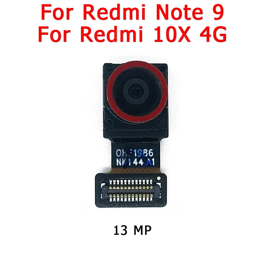 Replacement For Xiaomi Redmi Note 9 10X 4G Note9 Main Facing Big Front Rear Back Camera Module Flex Spare Parts