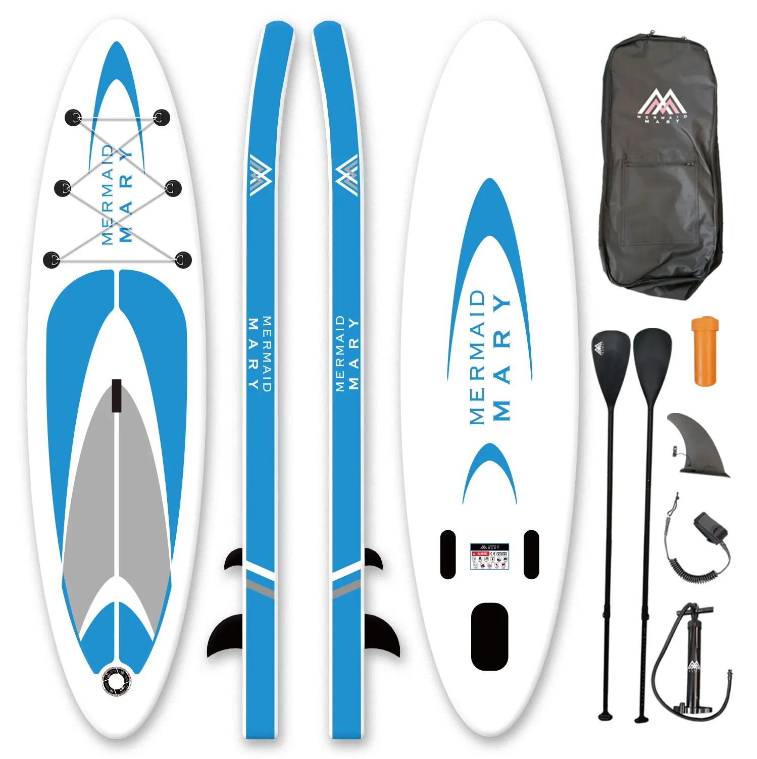 
MERMAID MARY SURF BOARDS PADDLE BOARD INFLATABLE AQUA MARINA ISUP PADDLE BOARD Anti-slipper 