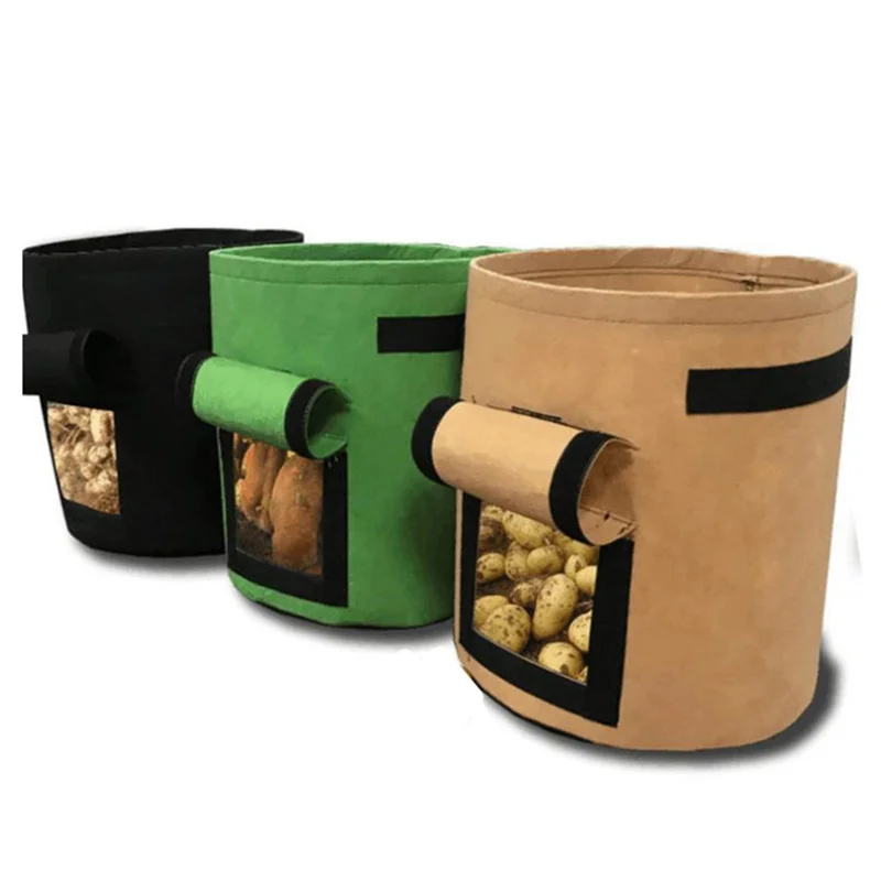 wholesale cheap non woven lettuce planting Fabrics felt plant grow bag