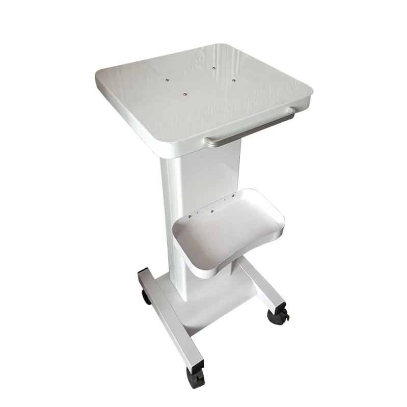 Ready Stock Steel Facial Machine Used Beauty Instrument Salon Tray Rolling Cart Trolley SPA Beauty Trolley with Wheels