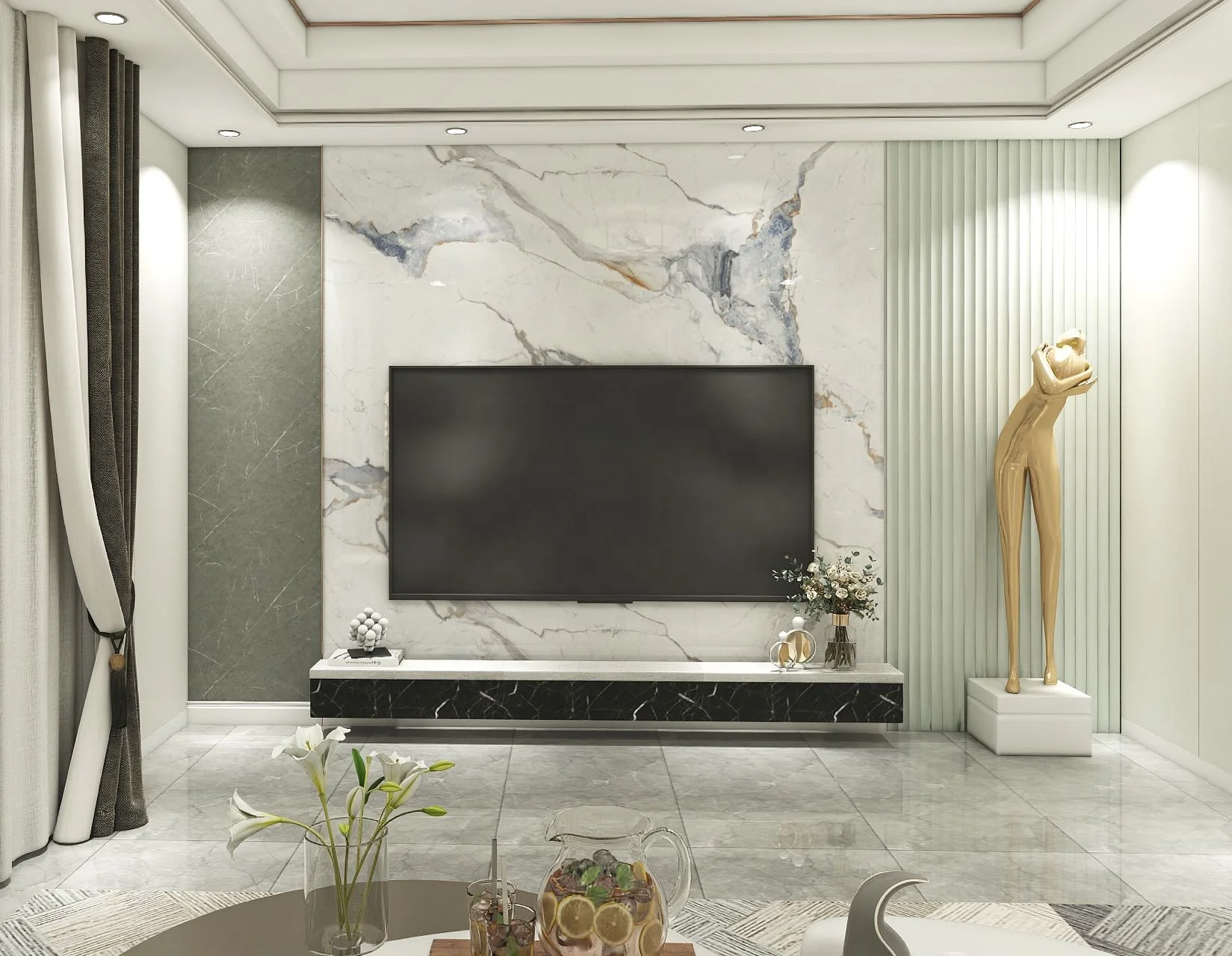 China Manufacturer Customizable Marble Look PVC Foam Panel Interior Decorative Wallboard 2800*1200 High Glossy Carbon Rock Sheet