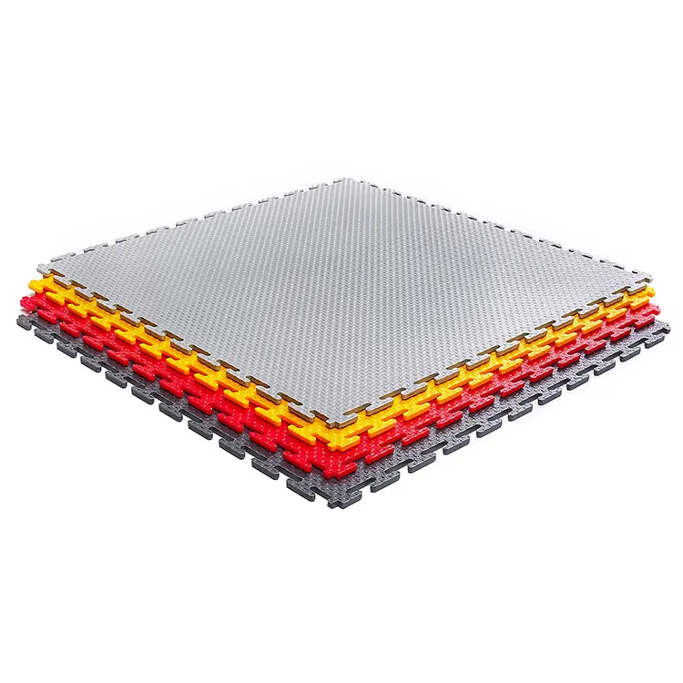 Visible connection heavy duty garage recycled pvc interlocking floor tiles