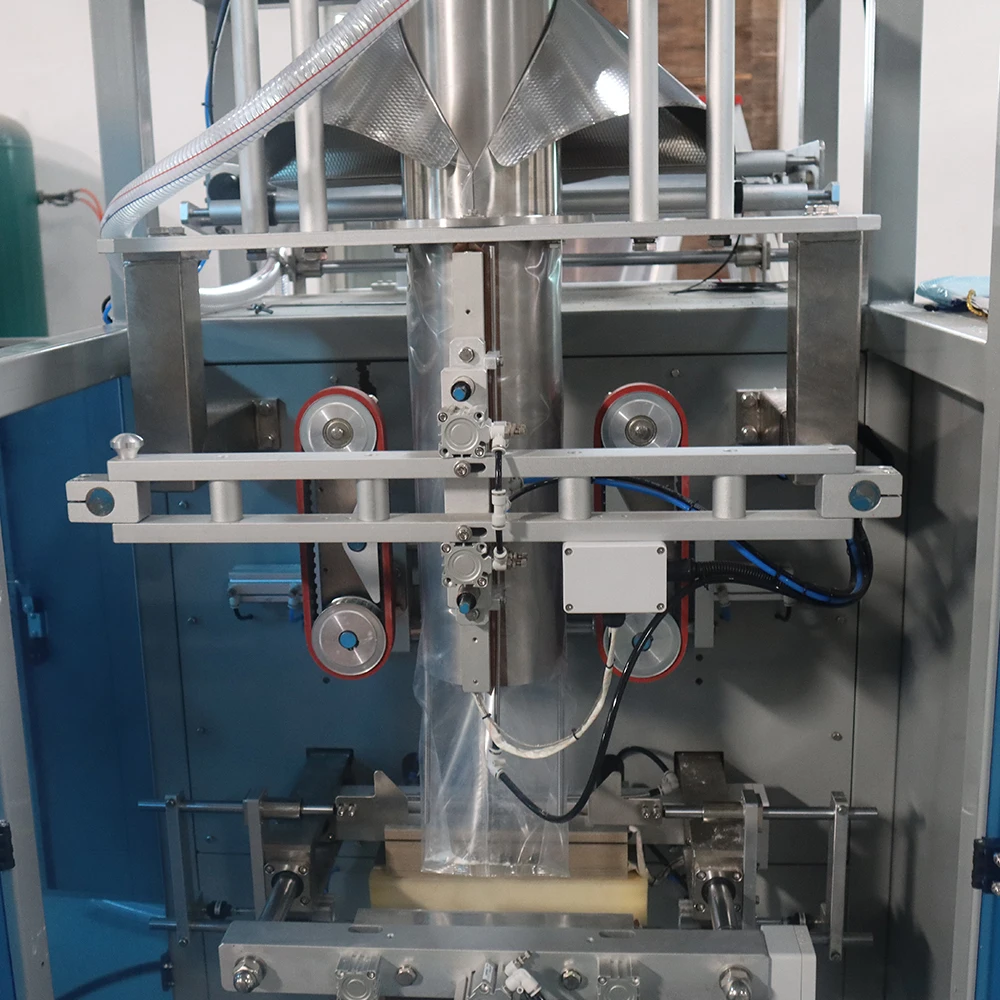 vertical multifunction  milk powder auger filling tea protein powder flour  blending packing machine with Mixer