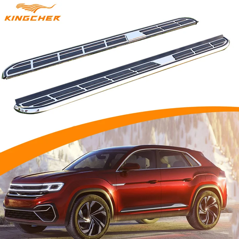 Автомобильные модифицированные аксессуары KINGCHER, боковой шаг для Volkswagen Tiguan 2018 2019, подножка
