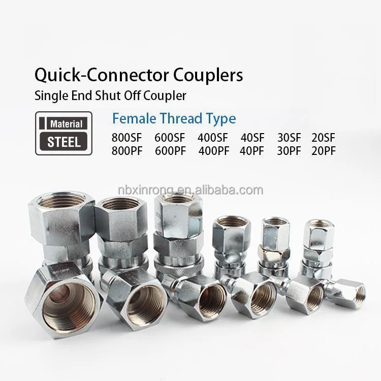 Quick-Connector Couplers pneumatic fitting,iron coupler barb joint quick release air hose male connectors