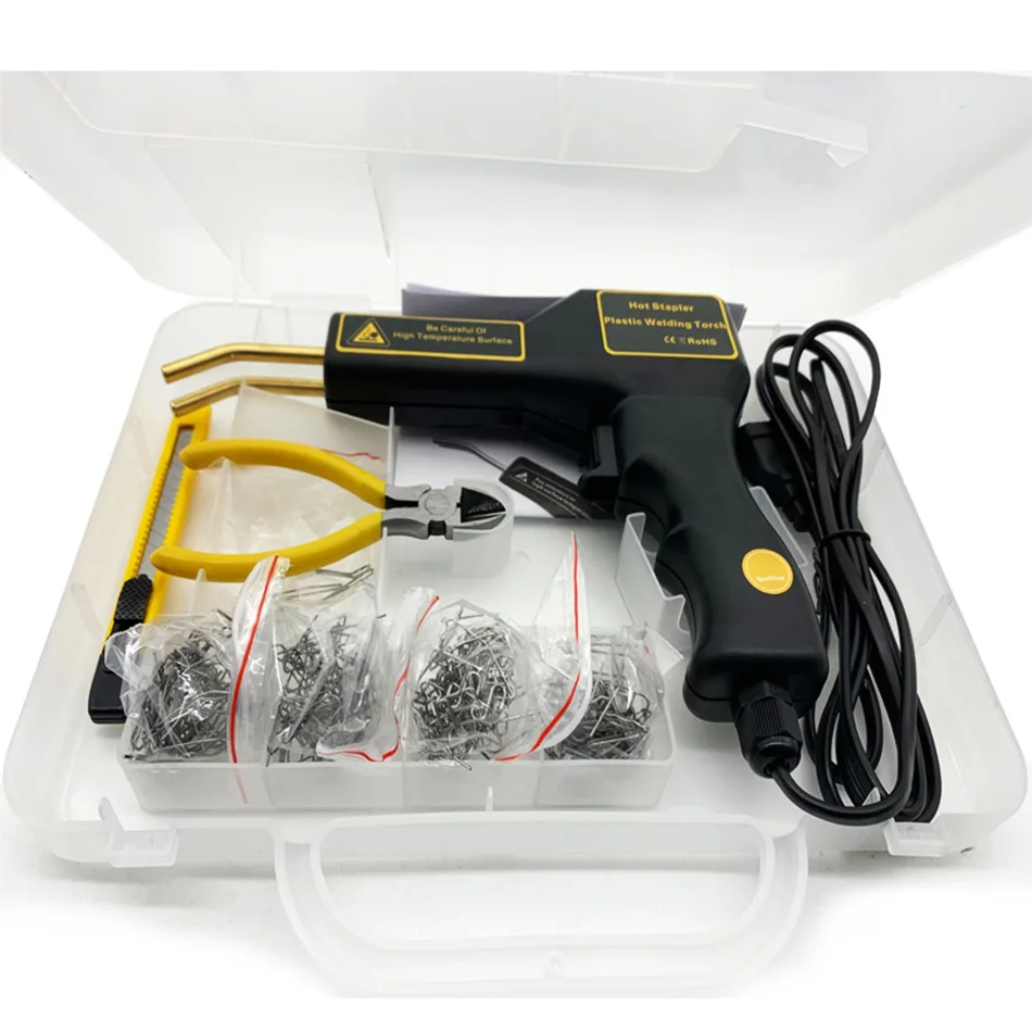 black Plastic Welding machine Garage Tools Handy Hot Staplers gun PVC Plastic Repairing Machine Car Bumper Repair