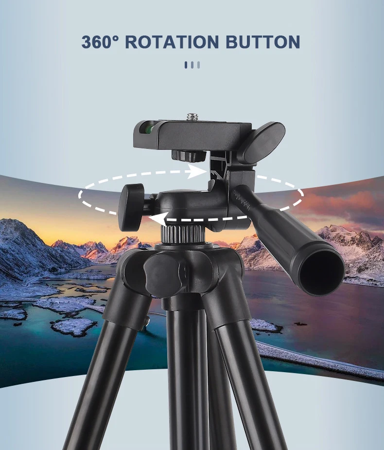 Quality Aluminum Alloy Photography 3110 3120Tripod Quality portable  Professional Tripod With Ball Head 1/4 screw