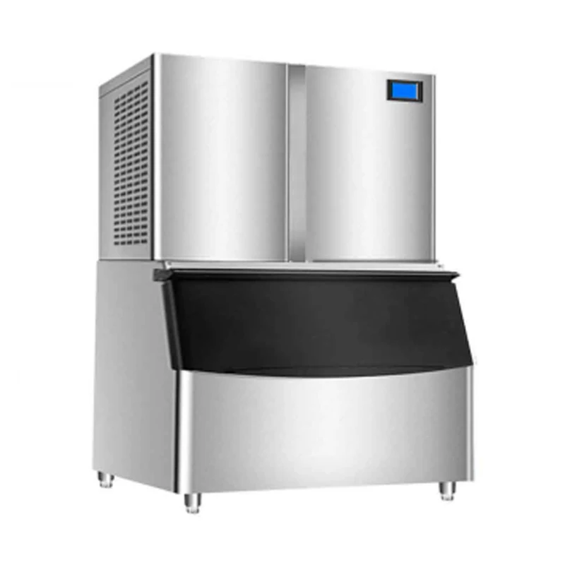 Large Cube Ice Maker 1000kg Commercial Vertical Ice Machine Ice Making Machines For Hotel