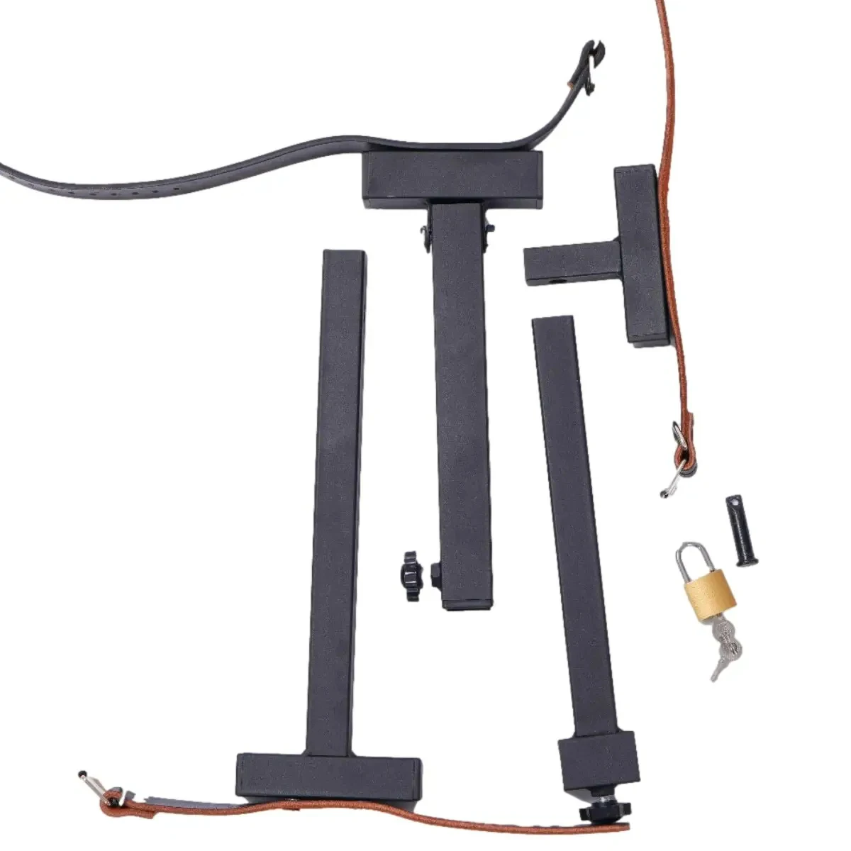 Drop shipping flirting leg splitter props restraint frame handcuffs binding hands neck connected neckband collar SM products