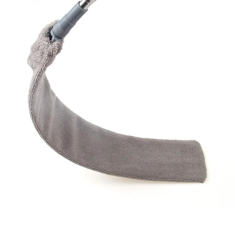 Telescopic pole super-fiber duster feather duster household dust removal ceiling dust duster retractable cleaning artifact