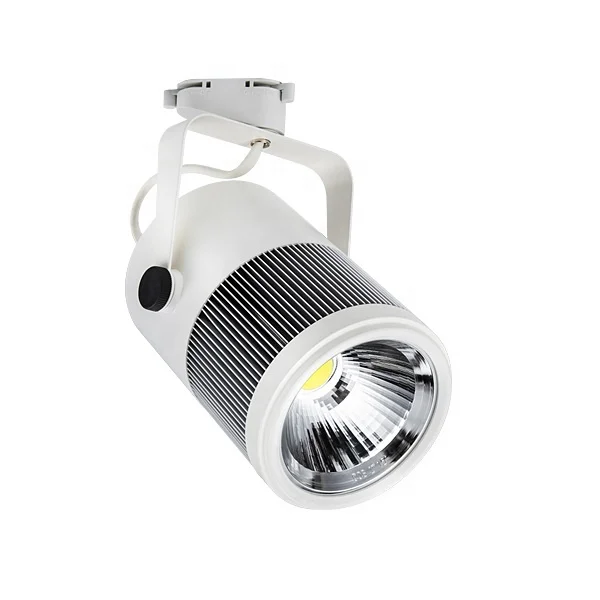 Led cob 30W track spotlights exhibition hall show room spot lightings hotel shopping mall light track lighting