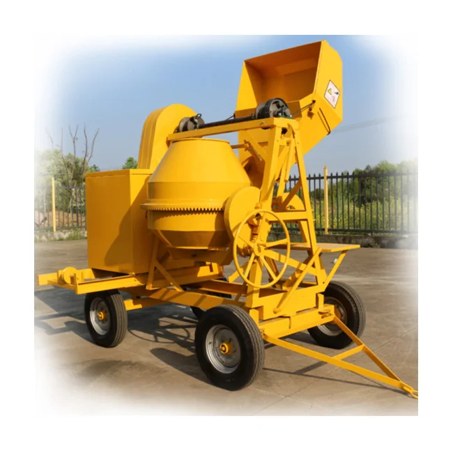 High Quality 350L 500L Diesel and Electric in One Concrete Mixer machine volumetric concrete mixer