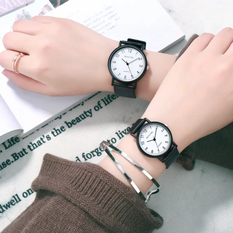 2022 Wholesale New Design Fashion Unisex Factory OEM Couple Simple Watch Minimalist Custom Logo Watch