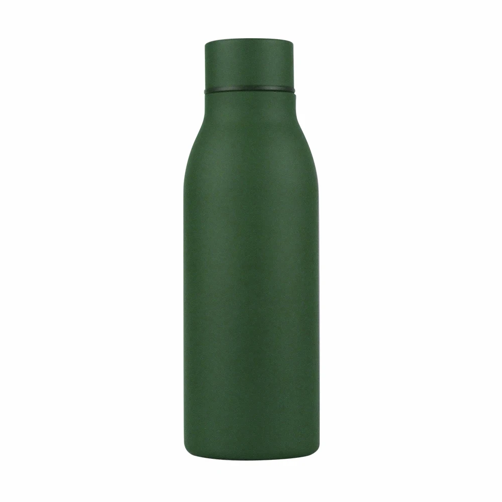 Hot selling Portable outdoor water bottle stainless steel double wall vacuum thermos flask with straw lid