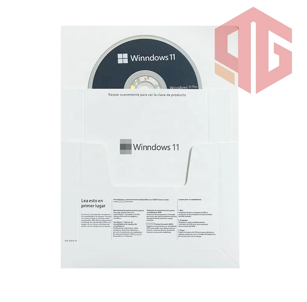 New version full package Winndows 11 Professional  OEM package with DVD  100%  activated Software Send  by fedex dhl