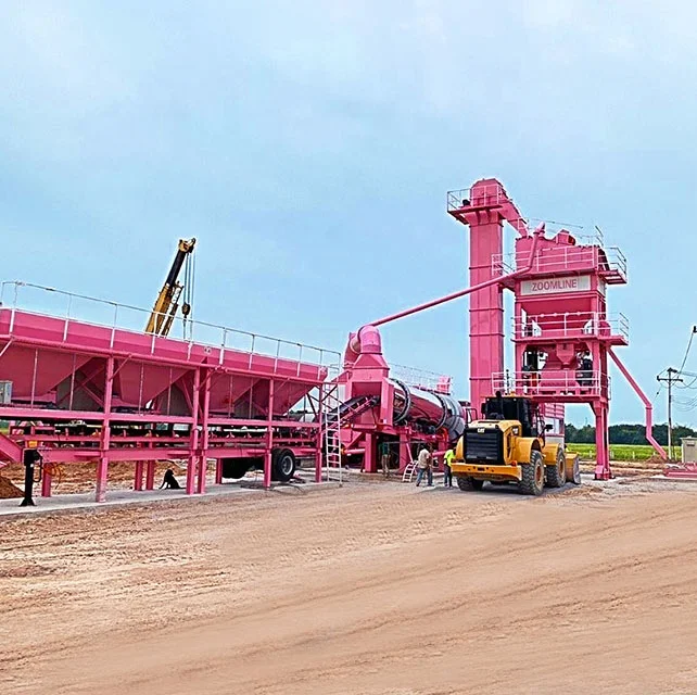 Road Equipment 120T/H Mobile Asphalt Mixing Plant Price