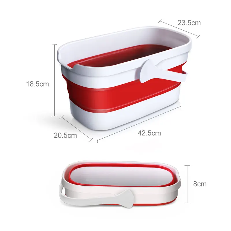 BOOMJOY Mop Buckets Foldable Folded Car Wash Bukcet Collapsible Water Bucket