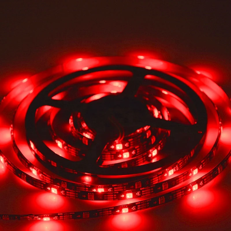 Светодиодная Пиксельная лента 5050SMD GS8208 WS2815 водонепроницаемая 12 В