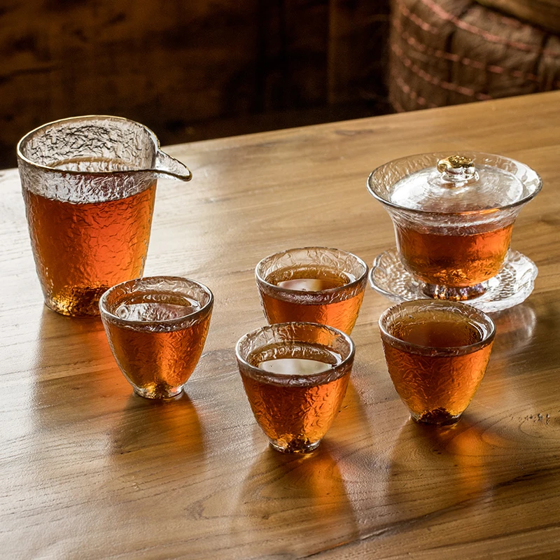 High quality gift Gold Hill set with Ancient-skill glaze