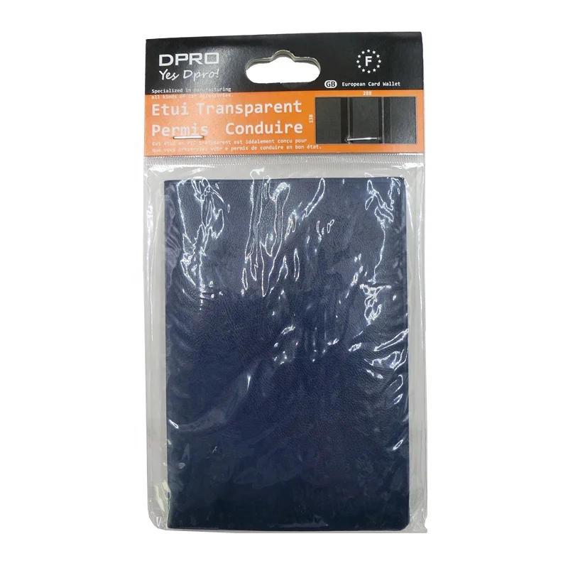 Factory Supply PVC Card Bag For Driving License Card Holder Credit Card Holder