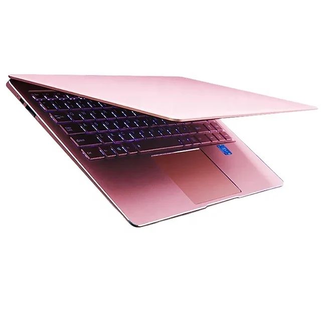 Factory wholesale netbook OEM ODM super thin notebook 14 inch J3455 8GB Ram 128GB 256GB 512GB 1TB SSD win10 metal case laptop pc