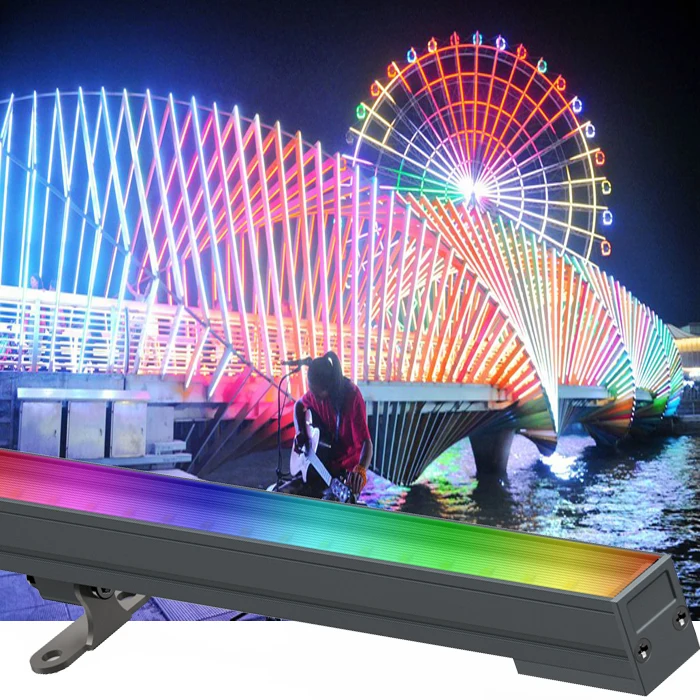 DC24V 15W IP65 Waterproof RGB RGBW SMD3030 LED Outdoor Building Landscape Decoration Led Linear Light