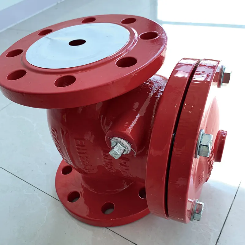 wholesale check valve Flange swing check valve Red fire pipe check valve PN16 pressure