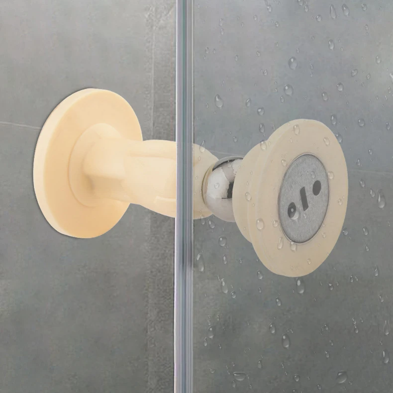 New Portable House Adhesive Door Stopper Protector Wall Holder Silicone Wall Floor Mount Magnetic Door Stops Catcher