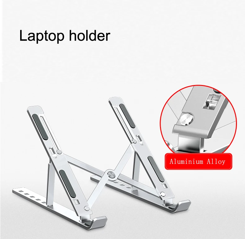 Aluminum Cell Phone Universal Mobile Phone Holder Stand Foldable holder laptop