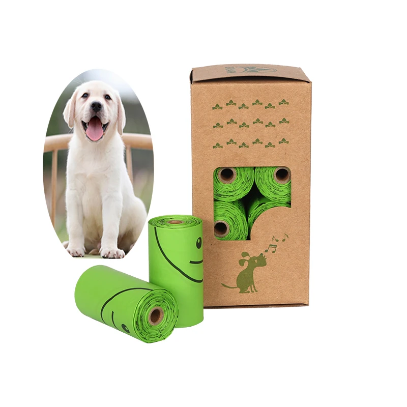 eco friendly biodegradable compostable custom printed pet poop dog bags for pets