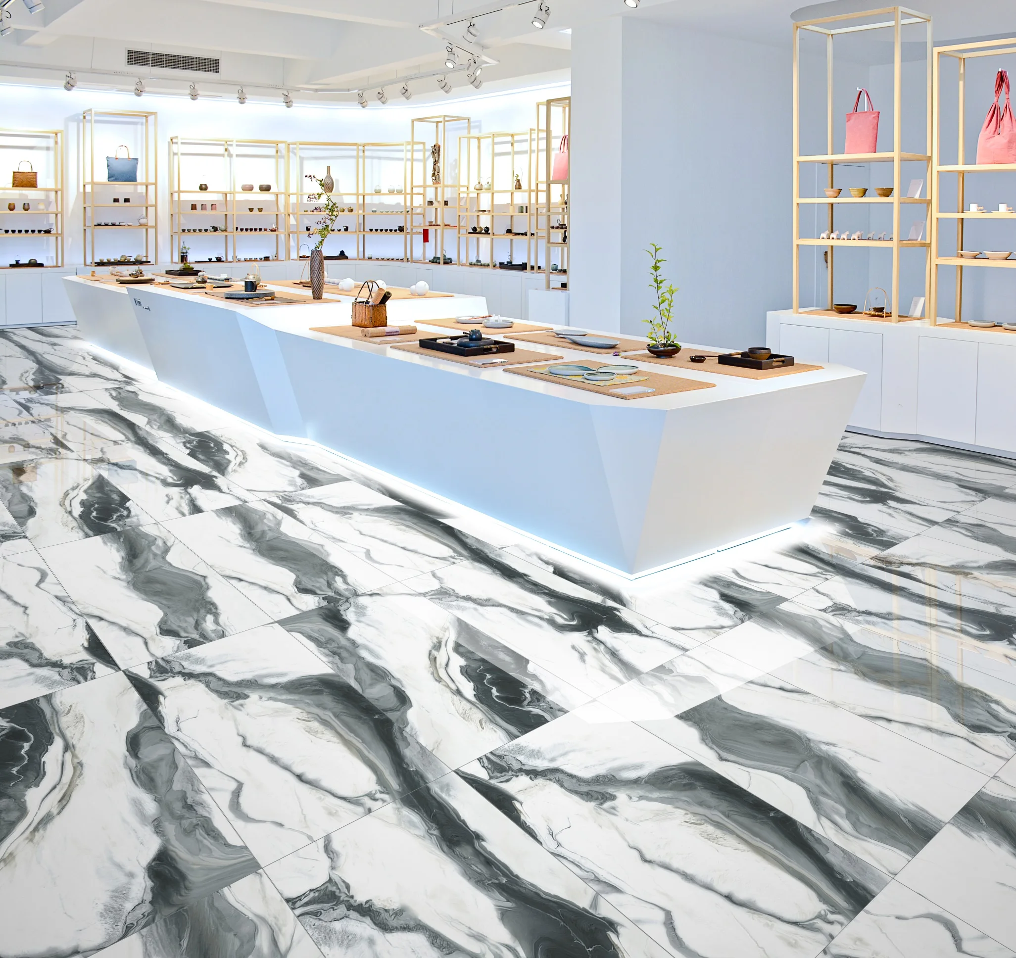 800x1600mm China Polished Marble Tiles Porcelain Marble Floor and Wall Tiles
