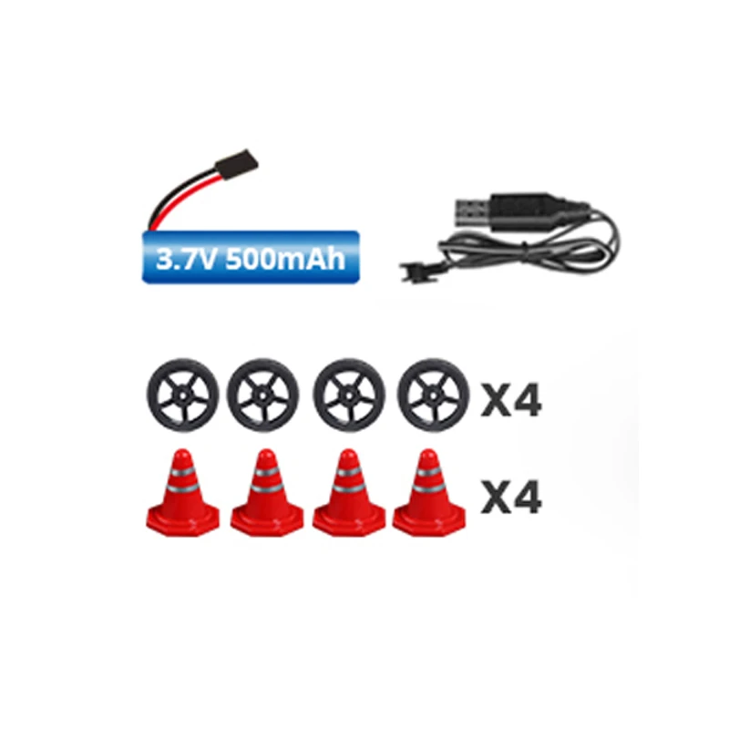 Custom Wholesale Electric 1/24 1:24 Scale Gtr Half With Led Light  Remote Control Drift Rc Car