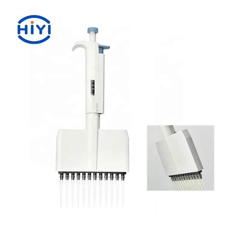 HiYi Top Pette 12-channel Adjustable Volume Mechanical Pipette For Laboratory Best Suited For Microbiology