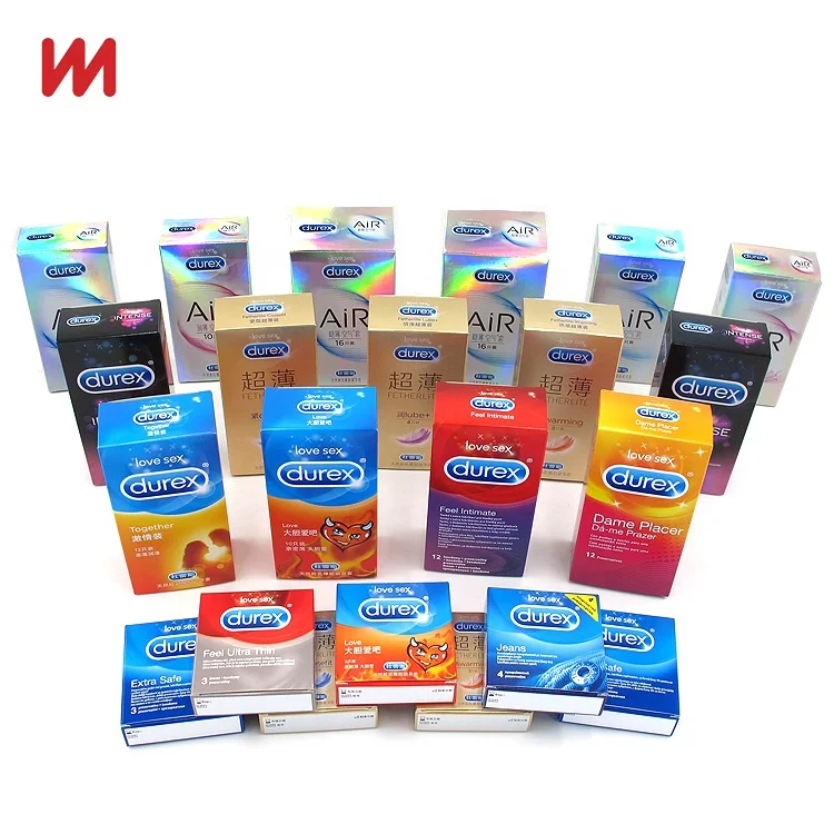 Custom eco friendly colorful printed foldable paper box packaging condom storage box