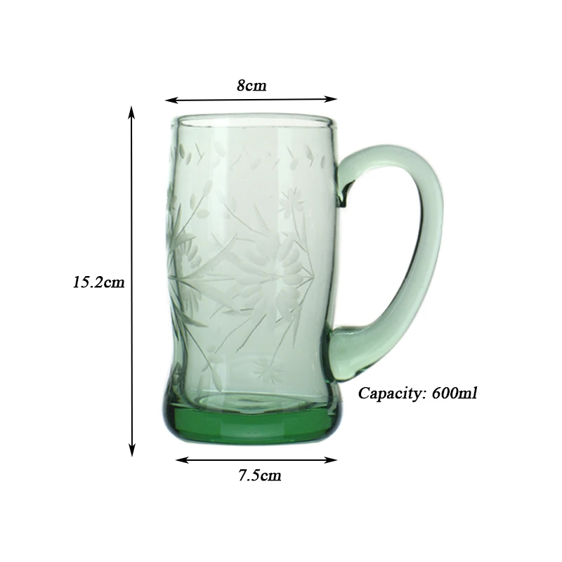 Wholesale Glass Water Pitcher Sets Tea Juice Jug Set Gift Cup Tumbler Wine Goblet Drinking Glasses