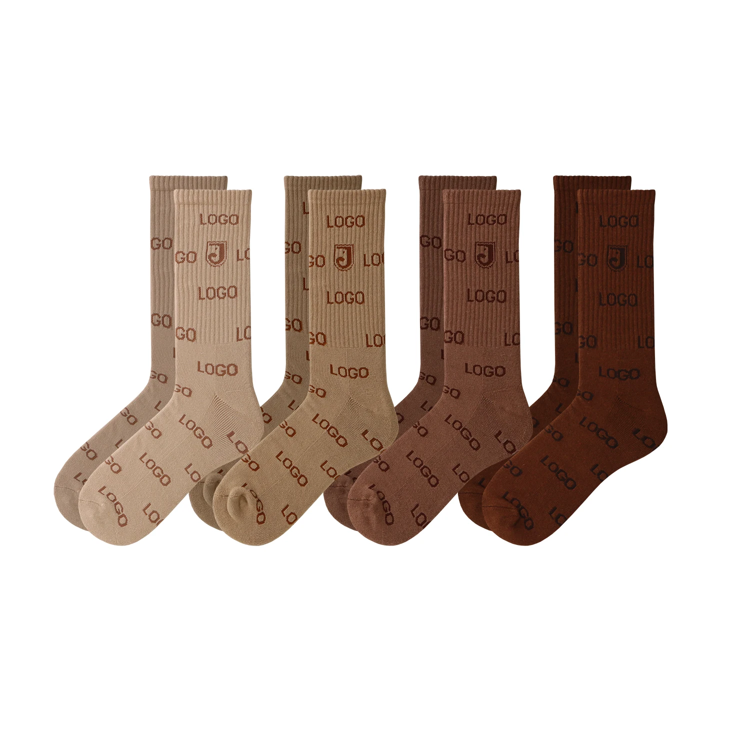 Роскошные дизайнерские женские носки известного бренда с индивидуальным логотипом