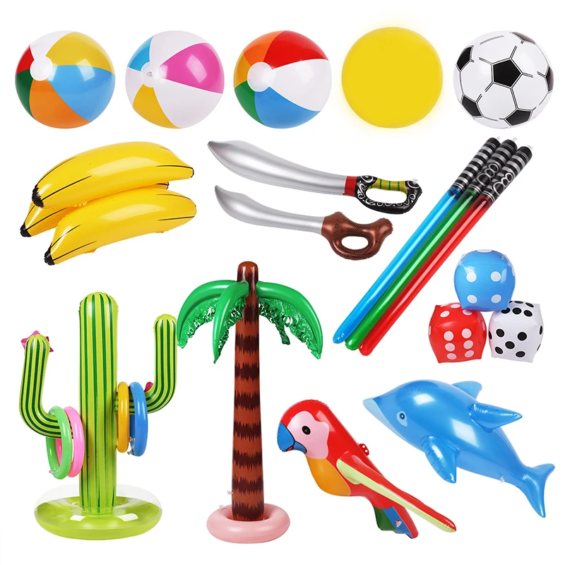 Custom Print Logo 2022 Hot Sale Wholesale Outdoor Toys Kids Play Plastic PVC Beach Ball Promotional Inflatable Beach Pool Ball