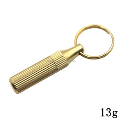 1PCS Mini Brass Capsule Pocket Knife Portable Utility Knifes Survival Knife Keychain Pendant Gadget Letter Package Opener