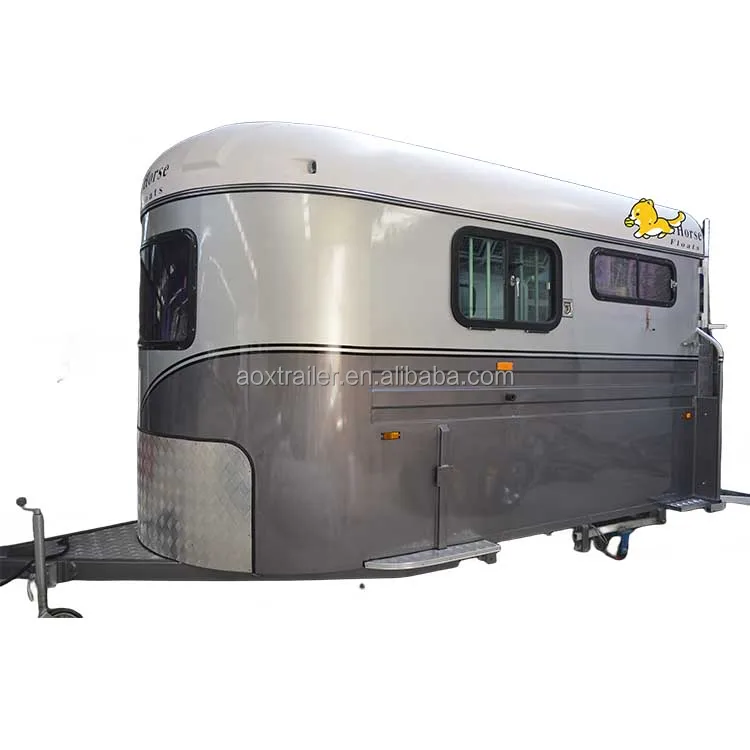 Best-Selling Custom Miniature horse trailer transport 2 3 4 horses bumper pull carriage